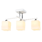Светильник Ambrella light TR303113/3 WH/CH/FR белый/хром/белый матовый E27/3 max 40W 490*260*290, фото 1