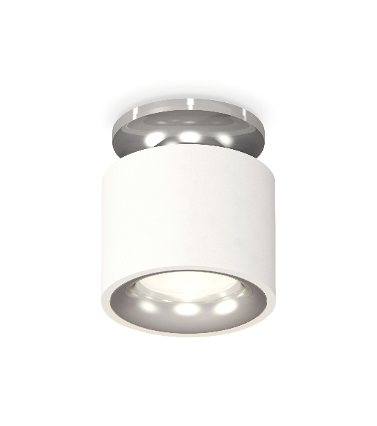 Светильник Ambrella Light XS7510081 SWH/PSL белый песок/серебро полированное MR16 GU5.3 (N7927, C7510, N7012)