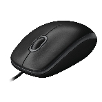 Мышь проводная Logitech B100 черный, 1000 dpi, USB, кнопки - 3, фото17