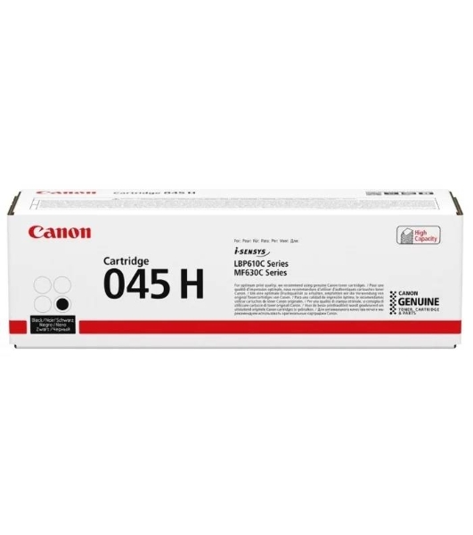 Картридж лазерный Canon 045BK H черный, 2800 стр., для i-SENSYS MF631/633/635, LBP611
