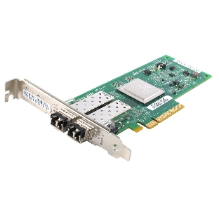 Контроллер Qlogic QLE2562-CK 8Gb 2-port FC HBA x8 PCIe LC multi-mode optic