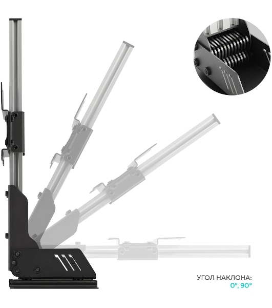 Потолочный кронштейн ONKRON CR1S для телевизора 10”- 40' складывающийся черный