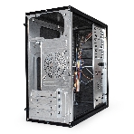 Компьютерный корпус ExeGate EX284022RUS Minitower BA-201 Black, mATX, (без БП), 2*USB, Audio, фото2