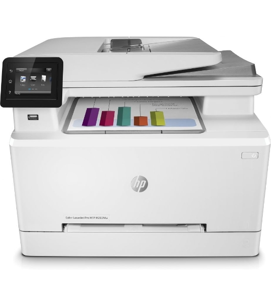 МФУ лазерное HP Color LaserJet Pro M283fdw (7KW75A), A4, цветной, печ. до 21 стр/мин., скан. до 26 стр/мин. (ч/б) 22 стр/мин. (цвет), 600 x 600 dpi (печать) 300x300dpi (скан), USB, RJ-45, Wi-Fi, Air Print, Mopria