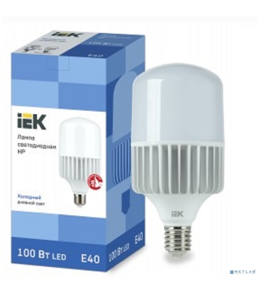 Лампа светодиодная IEK LLE-HP-100-230-65-E40 HP 100Вт 230В 6500К E40