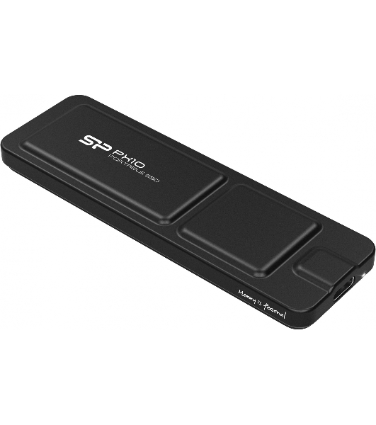 Внешний SSD 4Tb Silicon Power PX10, External, USB TypeC 3.2, черный, read/write 1050/1050 Mb/s