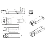 Модуль SNR SFP+ WDM, дальность до 20км (12dB), 1270нм, фото2