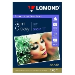 Бумага Lomond 1101305 A4/170г/м2/20л./белый полуглянцевое для струйной печати, фото 1