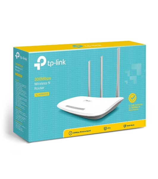Маршрутизатор беспроводной TP-Link TL-WR845N N300 10/100BASE-TX белый