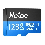 Флеш карта MicroSDXC 128Gb Netac Class 10 UHS-I U1 P500 Standart + адаптер NT02P500STN-128G-R, фото4