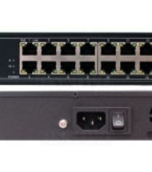 Коммутатор PoE коммутатор FE, 16 *10/100 Base-T с PoE, 2 x GE Uplink (RJ45), 1 x GE SFP Uplink, мощность PoE на порт до 30W, суммарно PoE до 292W