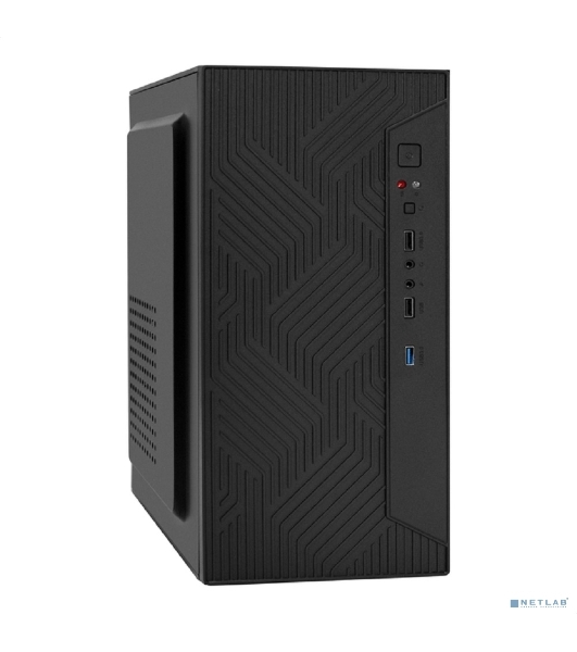 Компьютерный корпус Minitower ExeGate BAA-303U (mATX, без БП, 2хUSB+1хUSB 3.0, HD Audio, черный)