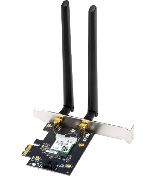Сетевой адаптер Wi-Fi + Bluetooth Asus PCE-BE6500 BE6500 PCI Express 2ант.
