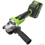 Угловая шлифовальная машина аккумуляторная Greenworks AG590, 24V, б/щет, 125 мм, 8500 об/мин, Anti-Kickback,1х4Ач,ЗУ,кор 3201007CUB, фото4