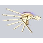 Потолочный светодиодный светильник Ambrella light FL6244 GD золото 125W 3000K-6400K+RGB 900*750*230 (ПДУ ИК), фото7