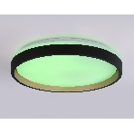 Светодиодный светильник RGB Ambrella light FZ610 BK/GD черный/золото IP20 66W 3000K-6500K+RGB D490*85 (ПДУ ИК), фото14