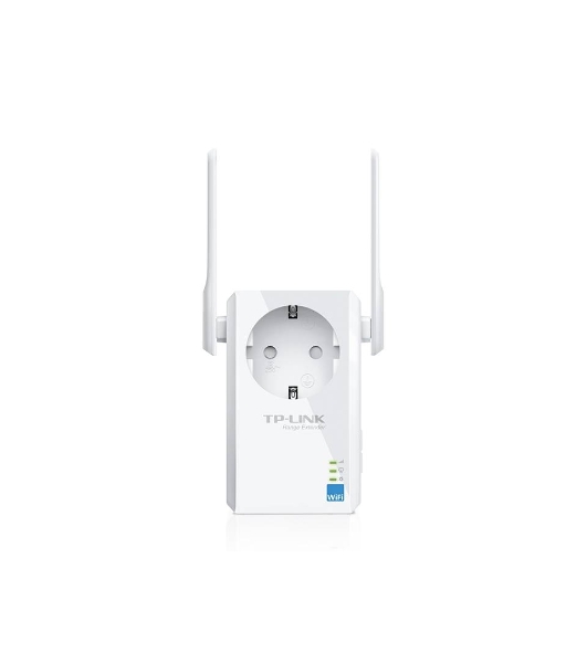 Сетевой адаптер TP-Link SOHO TL-WA860RE 300Mbps Wireless N Wall Plugged Range Extender with AC Passthrough, QCA(Atheros), 2T2R, 2.4GHz, 802.11b/g/n, 1 10/100Mbps LAN port, Range Extender button, Range Extender mode, suppo поставляется без кабеля RJ-45