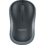 Мышь беспроводная Logitech M185 серый/черный, 1000 dpi, радиоканал, USB, кнопки - 3, фото7