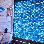 Гирлянда Neon-night Сеть 'НЕТ ЛАЙТ' 2х1.5м 288 LED 18Вт 220В IP44 (с контроллером) бел./син.; черный провод, фото3