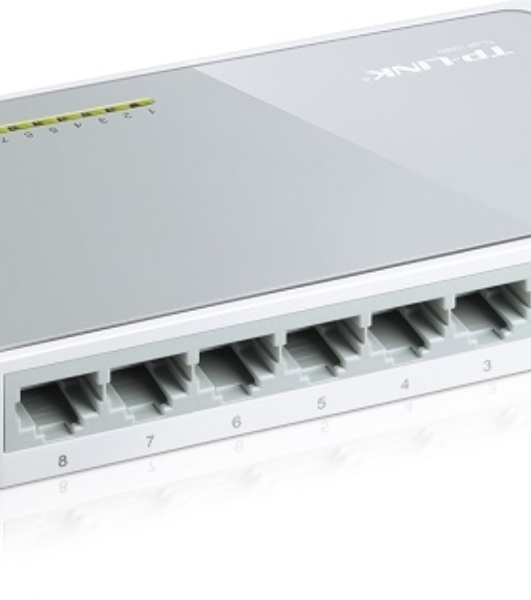 Коммутатор TP-Link SOHO TL-SF1008D Коммутатор 8-port 10/100M mini Desktop Switch, 8 10/100M RJ45 ports, Plastic case
