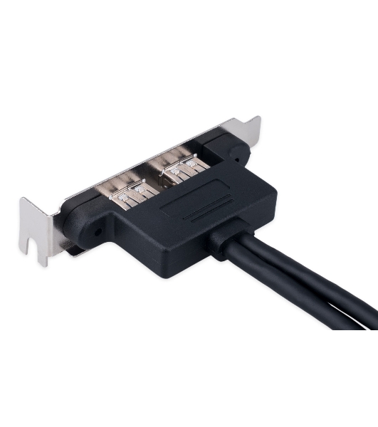 Планка USB 3.0 на заднюю панель низкопрофильная Cablexpert CC-USB3-RECEPTACLE-LP, 2 порта USB