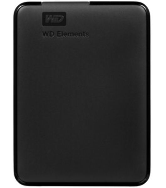 Внешний HDD 2.5' Western Digital Elements Portable, 2TB, USB 3.2 Gen 1 Type-A, 5400 rpm, черный