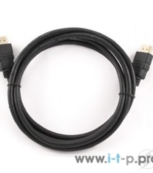 Кабель Cablexpert HDMI CC-HDMI4-0.5M, 19M/19M, v2.0, медь, позол.разъемы, экран, 0.5м, черный, пак