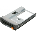 Корзина Supermicro MCP-220-00138-0B Tool-less NVMe Black gen-5 3.5-to-2.5 drive tray, Orange tab, фото 1