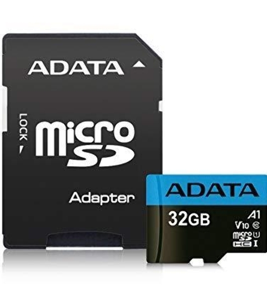 Флеш карта microSD 32Gb ADATA microSDHC Class 10 UHS-I A1 100/20 MB/s (SD адаптер)