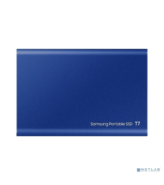 Внешний SSD Samsung T7, 2TB, USB 3.2 Gen 2 Type-C, R/W 1050/1000, синий