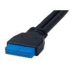 Планка USB 3.0 на заднюю панель низкопрофильная Cablexpert CC-USB3-RECEPTACLE-LP, 2 порта USB, фото4