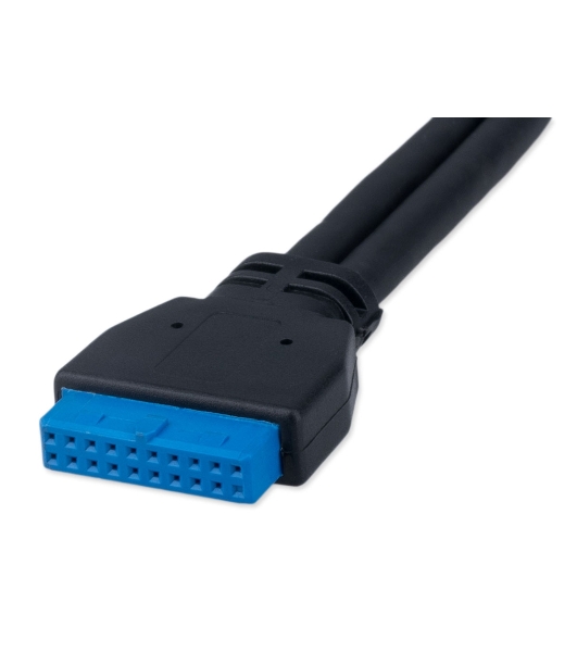 Планка USB 3.0 на заднюю панель низкопрофильная Cablexpert CC-USB3-RECEPTACLE-LP, 2 порта USB