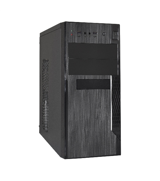 Компьютерный корпус Minitower ExeGate EX299309RUS MA-373X-UNS350 (mATX, БП UNS350 с вент. 12см, 2*USB, аудио, черный)