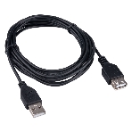 Кабель-удлинитель USB2.0 Гарнизон GCC-USB2-AMAF-3M, AM/AF, медь, 3м, черный, пакет, фото5