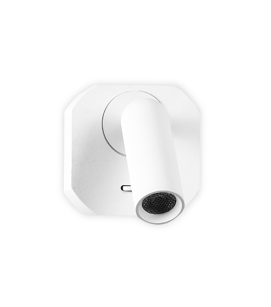 Настенный поворотный светодиодный светильник Ambrella light FW282 SWH белый песок LED 4200K 3W 66*66*65