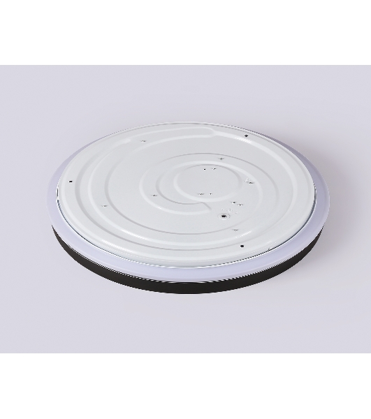 Светодиодный светильник RGB Ambrella light FZ610 BK/GD черный/золото IP20 66W 3000K-6500K+RGB D490*85 (ПДУ ИК)