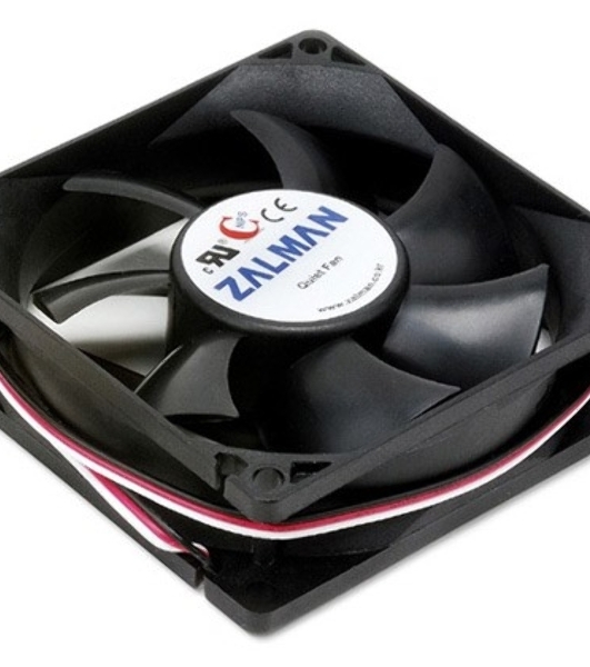Вентилятор для корпуса Zalman ZM-F1 PLUS (SF) черный, 80 мм, 2000 об/мин, 23 дБ, 3 pin