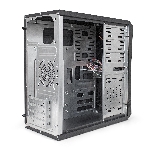Компьютерный корпус ExeGate EX284038RUS Minitower BA-204U Black, mATX, (AA500, 80мм), 2хUSB+2хUSB 3.0, Audio, фото7