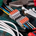 Клемма Rexant СМК 222-425R проходная разъемная 5 полюсов серый 0,2-2,5/4 мм² (20 шт/уп), фото2