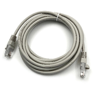 Патч-корд Buro LSZH UTP cat.5e 3м серый RJ-45 (m)-RJ-45 (m)