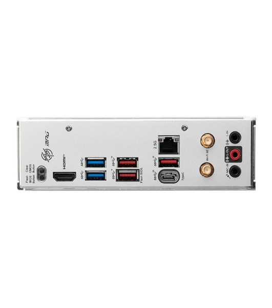 Материнская плата MSI MPG B650I EDGE WIFI, AM5, AMD B650, 2xDDR5, 4xSATA, 2xM.2, 1xPCI-E 4.0 x16, 1xHDMI, 1x 2.5Gb LAN, 3xUSB-A 3.2 Gen 2, 2xUSB-A 3.2 Gen 1, 1xUSB-C 3.2 Gen 2x2, 3x3.5 мм, 7.1, Mini-ITX