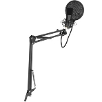 Микрофон проводной Оклик SM-700G 2.5м черный, фото3