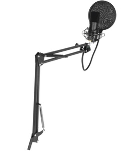 Микрофон проводной Оклик SM-700G 2.5м черный