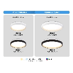 Светодиодный светильник RGB Ambrella light FZ610 BK/GD черный/золото IP20 66W 3000K-6500K+RGB D490*85 (ПДУ ИК), фото10