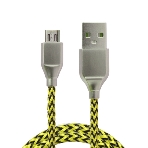 Кабель USB ACD-Titan Type-C ~ USB-A Нейлон, 1м, желто-черный, фото8