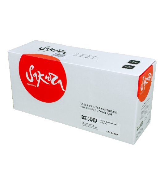 Картридж лазерный Sakura SCXD4200A для Samsung SCX-4200, черный, 3000 к.
