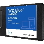 Накопитель SSD WD Blue SA510 1Tb, SATA III, 2.5', R/W 560/520, фото2