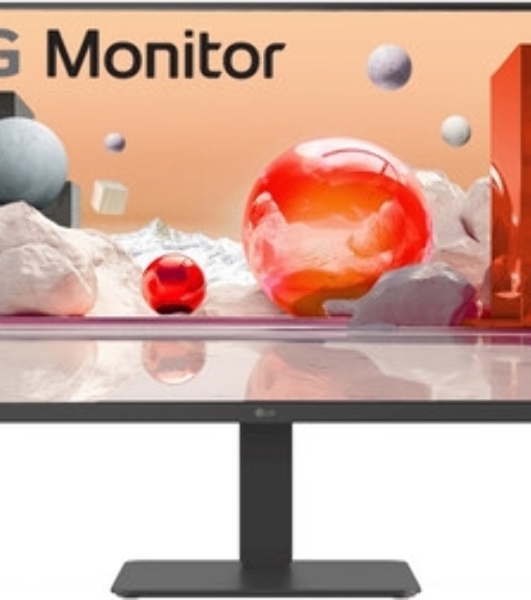 Монитор 27' LG 27BA45QB-B IPS 2560x1440, 75 Гц, 5 мс, 16:9, 350 кд/м², 2xHDMI 2.0, DP 1.4, 3.5 Jack, HDR10, динамики (2x5 Вт), VESA 100x100, черный