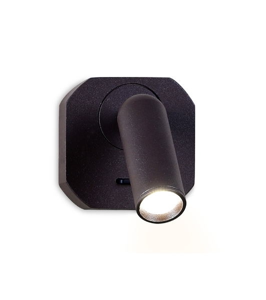 Настенный светодиодный светильник Ambrella light FW283 SCF кофе песок LED 4200K 3W 66*66*65