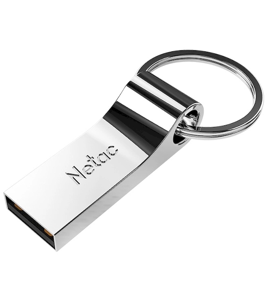Флешка USB Netac U275 (NT03U275N-064G-20SL), 64Gb, USB 2.0, R/W 50/15, серебристый